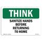 Signmission OSHA Sign, Respirator Required, 18in X 12in Peel And Stick Wall Graphic, 18" W, 12" H, Landscape OS-SF-RD-1218-L-10720 - alternate 1
